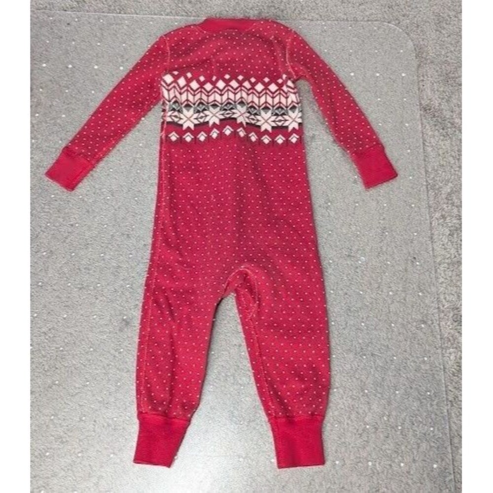 Lot of 3 Winter Hanna Andersson zip sleepers/ L/S Bodysuit 18-24 months 80cm - Picture 4 of 10